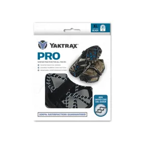 Yaktrax Pro Rubber/Steel Snow and Ice Traction: Large - Waterproof - Black - 1 Pair