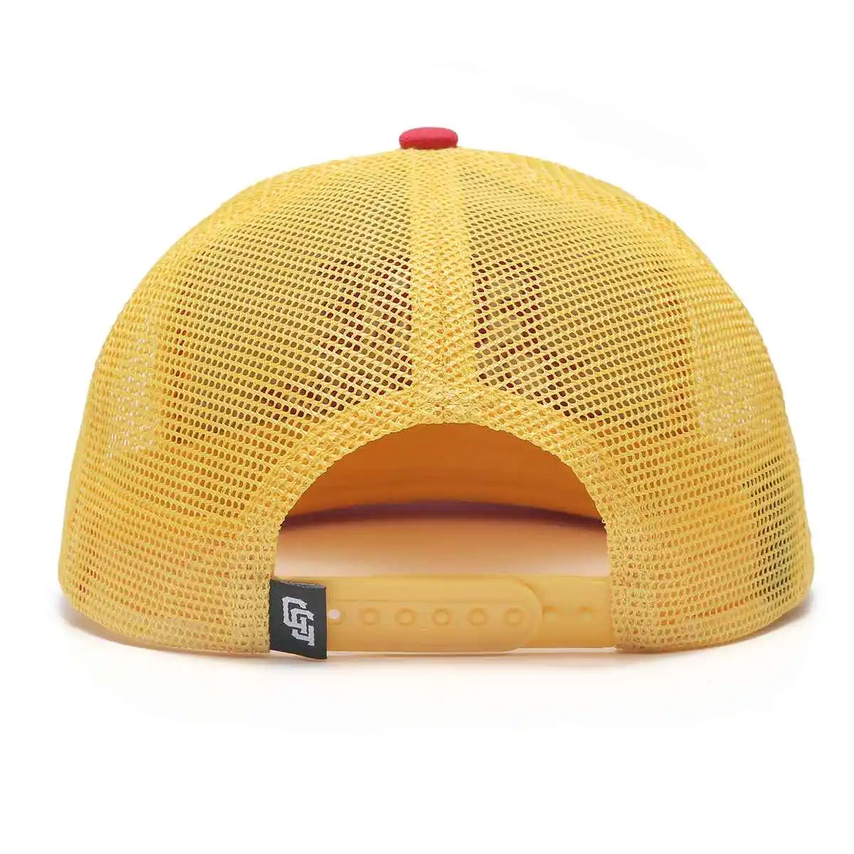 Yellow Trucker Snapback Golf Hat